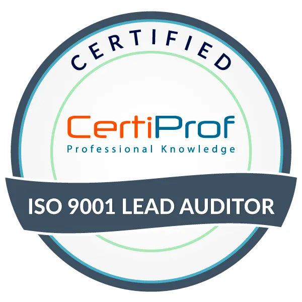 Auditor líder certificado CertiProf ISO/IEC 9001 (I9001LA)