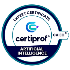 Artificial Intelligence Expert Certificate badge