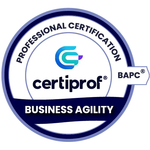 Insignia de agilidad empresarial de Certiprof 480 x 480 - Certiprof