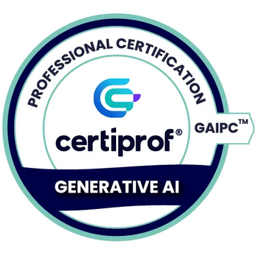 Generative AI Professional Certification - GAIPC™ - Certiprof 