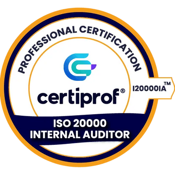 CertiProf Certification ISO/IEC 20000 Internal Auditor (I20000IA)™ - Certiprof 