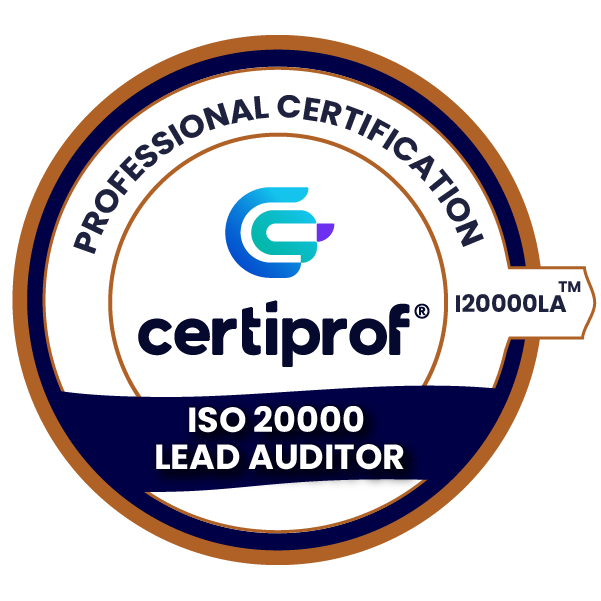 Certified ISO/IEC 20000 Lead Auditor - (I20000LA™) - Certiprof 