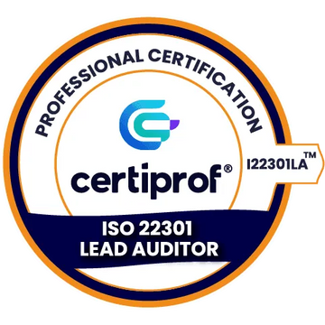 Certification ISO 22301 Lead Auditor - (I22301LA™) - Certiprof 