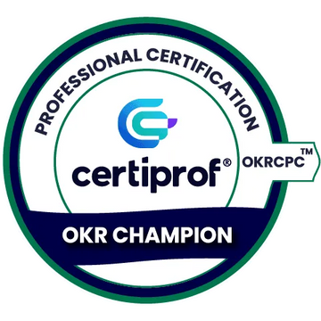 OKR Champion Professional Certification - (OKRCPC™) - Certiprof 
