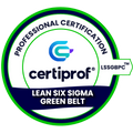 Certificación profesional Lean Six Sigma Green Belt (LSSGBPC)