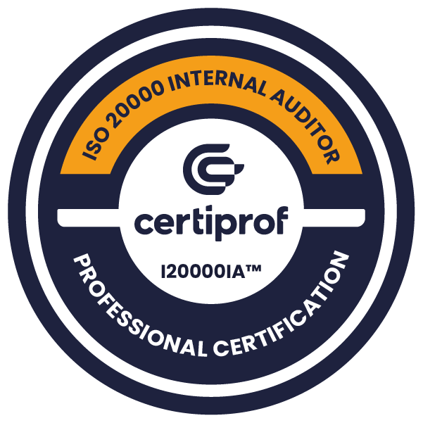 Auditor líder certificado CertiProf ISO/IEC 20000 (I20000LA)