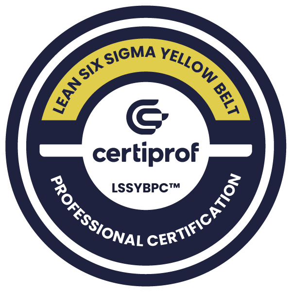 Certificação Profissional Lean Six Sigma Yellow Belt - (LSSYBPC)