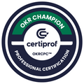 OKR Champion Professional Certification - Certiprof 