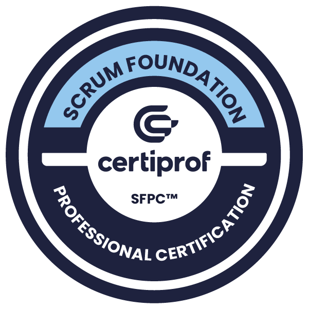 Certificado Profesional Scrum Foundation (SFPC) Inglés