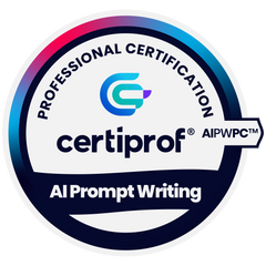 AI Prompt Writing Professional Certification badge